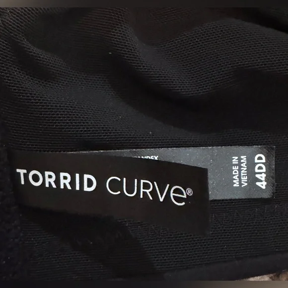Torrid Curve New With Tags Black Bra 44DD - Picture 5 of 6
